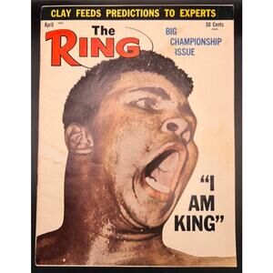 The Ring 1964 Cassius Clay Magazine Boxing Muhammad Ali, The Greatest, Champ